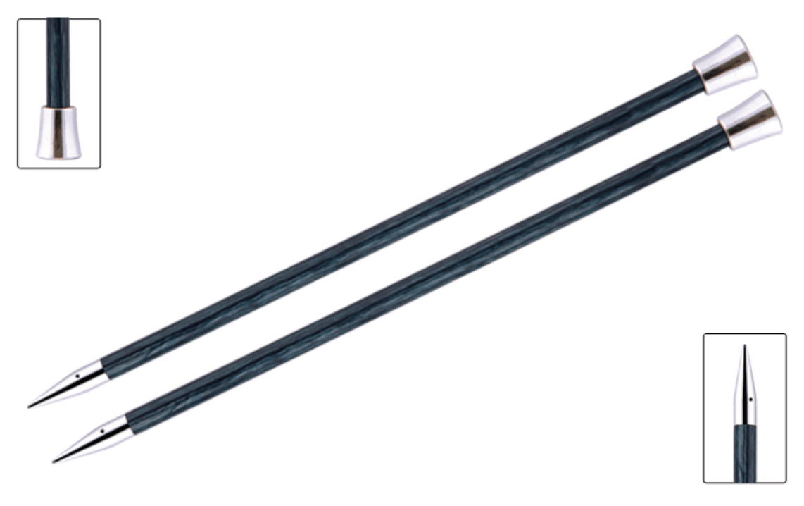 KnitPro "Royale" Birch Wood Single Point Knitting Needles (Dif Sizes)