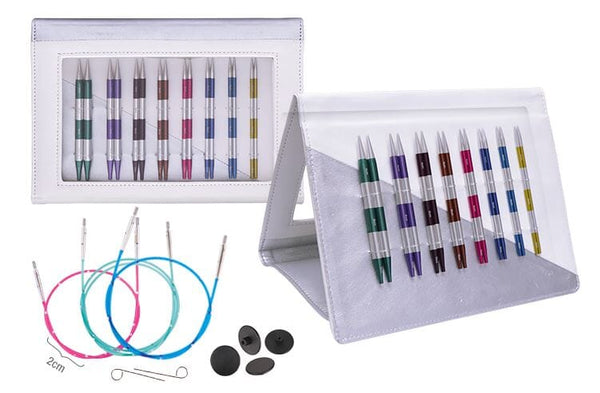 KnitPro "Smart Stix" 13cm (5") Interchangeable Knitting Needles - Deluxe Set
