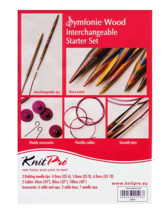 KnitPro "Symfonie" Interchangeable Circular Knitting Needles - Starter Set  | KNITTING CO. - 1