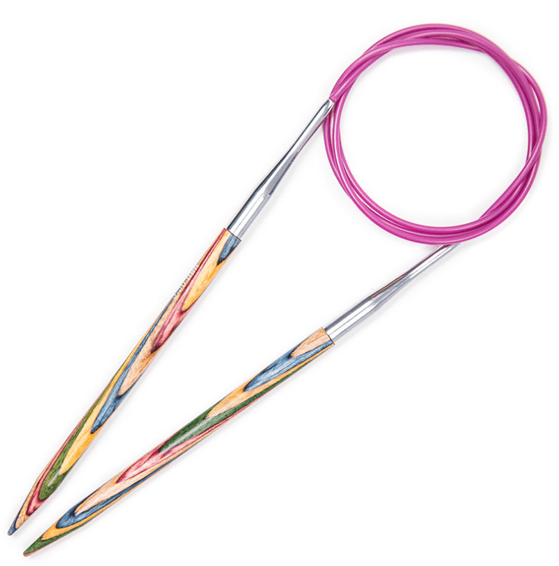 KnitPro "Symfonie" Wood Fixed Circular Knitting Needles - 80cm (32")