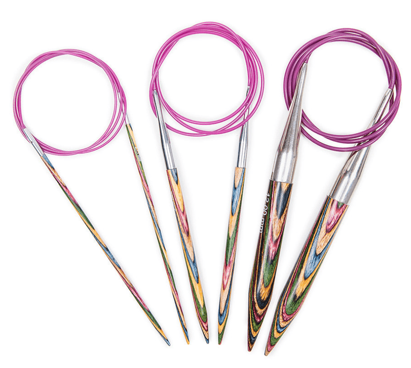 KnitPro "Symfonie" Wood Fixed Circular Knitting Needles - 80cm (32")