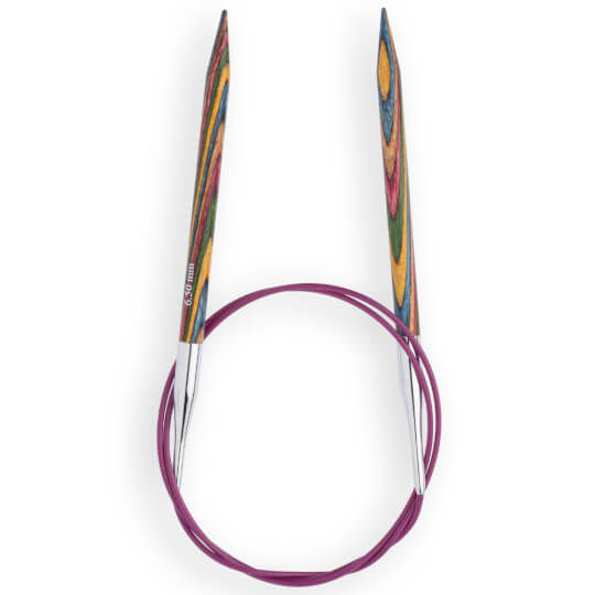 KnitPro "Symfonie" Wood Fixed Circular Knitting Needles - 80cm (32")