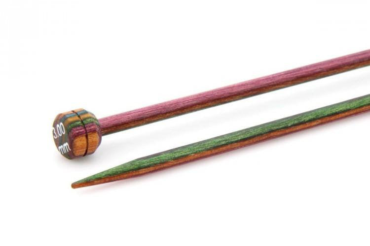 KnitPro "Symfonie" Wood Single Point Knitting Needles Pair (Dif Sizes) 25cm / 3 | KNITTING CO. - 2
