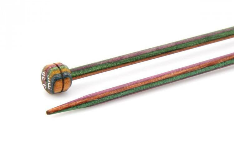KnitPro "Symfonie" Wood Single Point Knitting Needles Pair (Dif Sizes) 25cm / 3.25 | KNITTING CO. - 3
