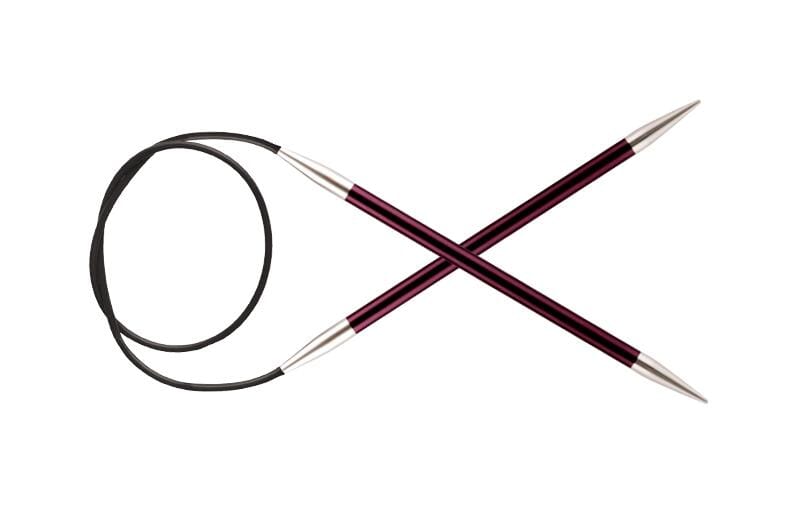 KnitPro Zing Fixed Circular Knitting Needles - 40cm (16")