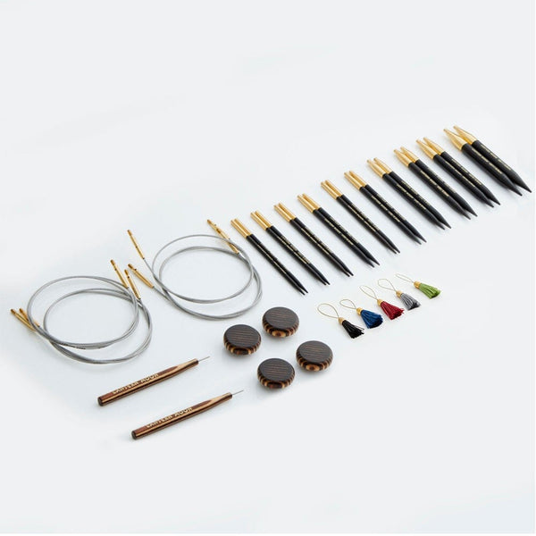 Lantern Moon 5" Interchangeable Circular Knitting Needles - Heirloom Set of 10