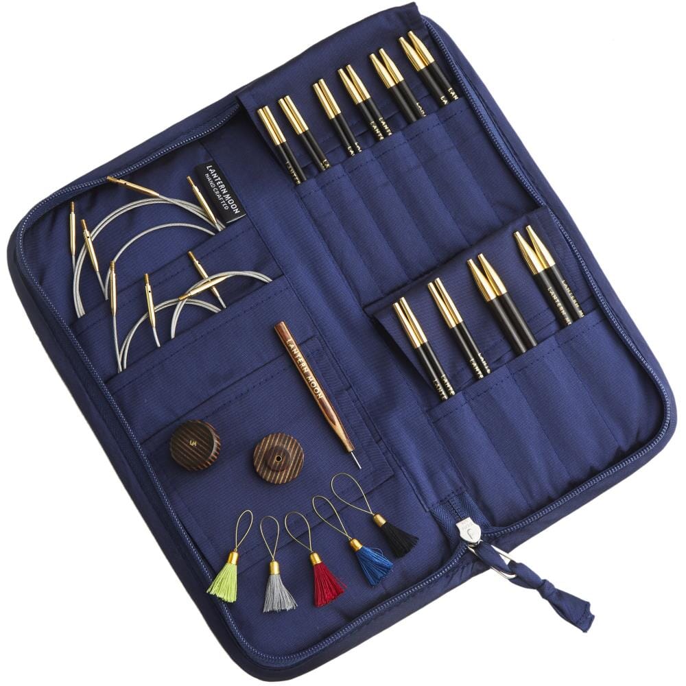 Lantern Moon 5" Interchangeable Circular Knitting Needles - Heirloom Set of 10
