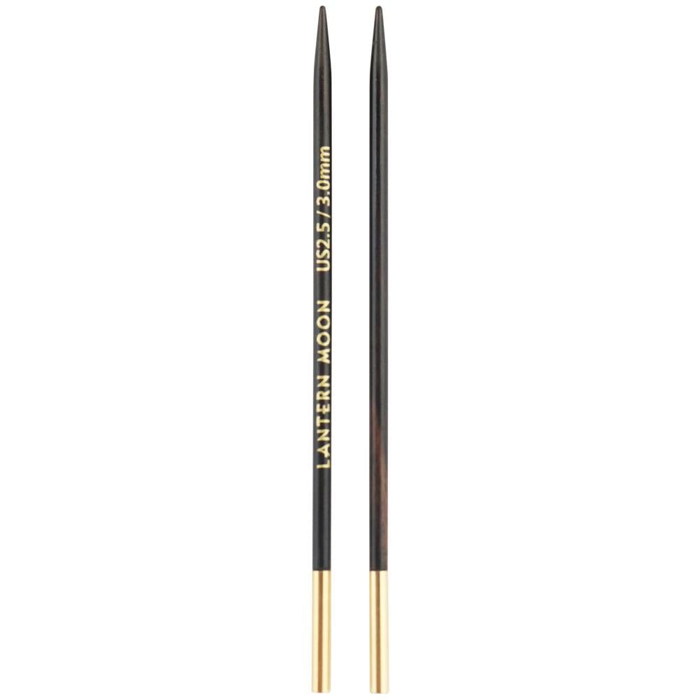Lantern Moon 5" Ebony Wood Interchangeable Circular Knitting Needle Tips