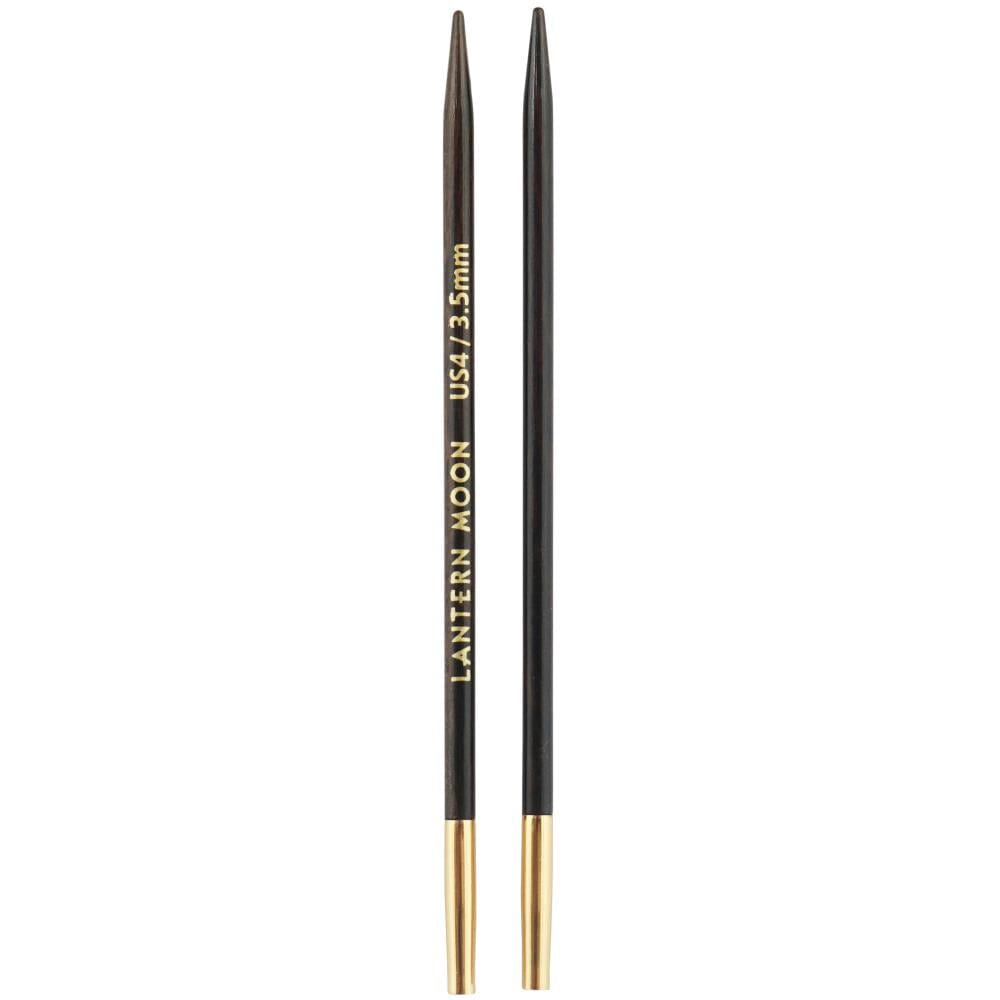 Lantern Moon 5" Ebony Wood Interchangeable Circular Knitting Needle Tips