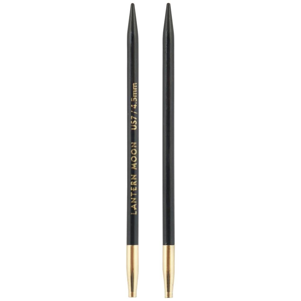 Lantern Moon 5" Ebony Wood Interchangeable Circular Knitting Needle Tips