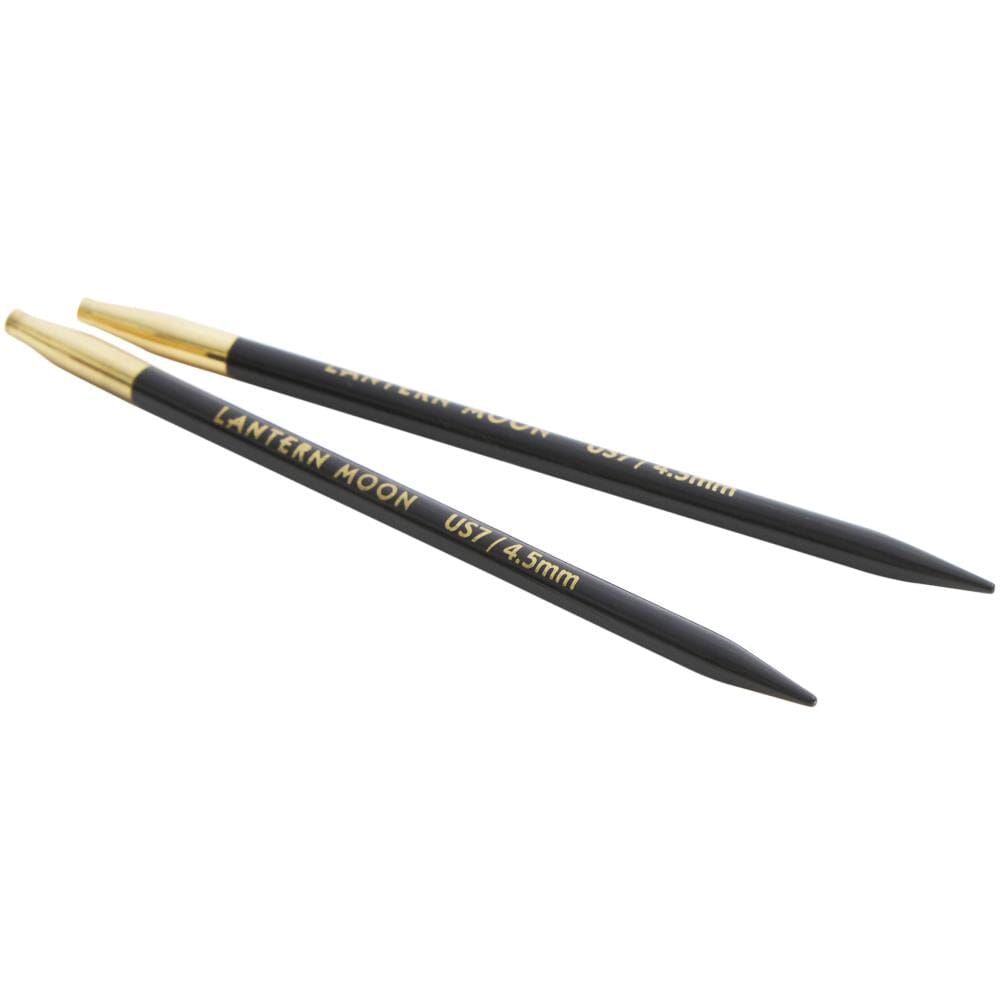 Lantern Moon 5" Ebony Wood Interchangeable Circular Knitting Needle Tips