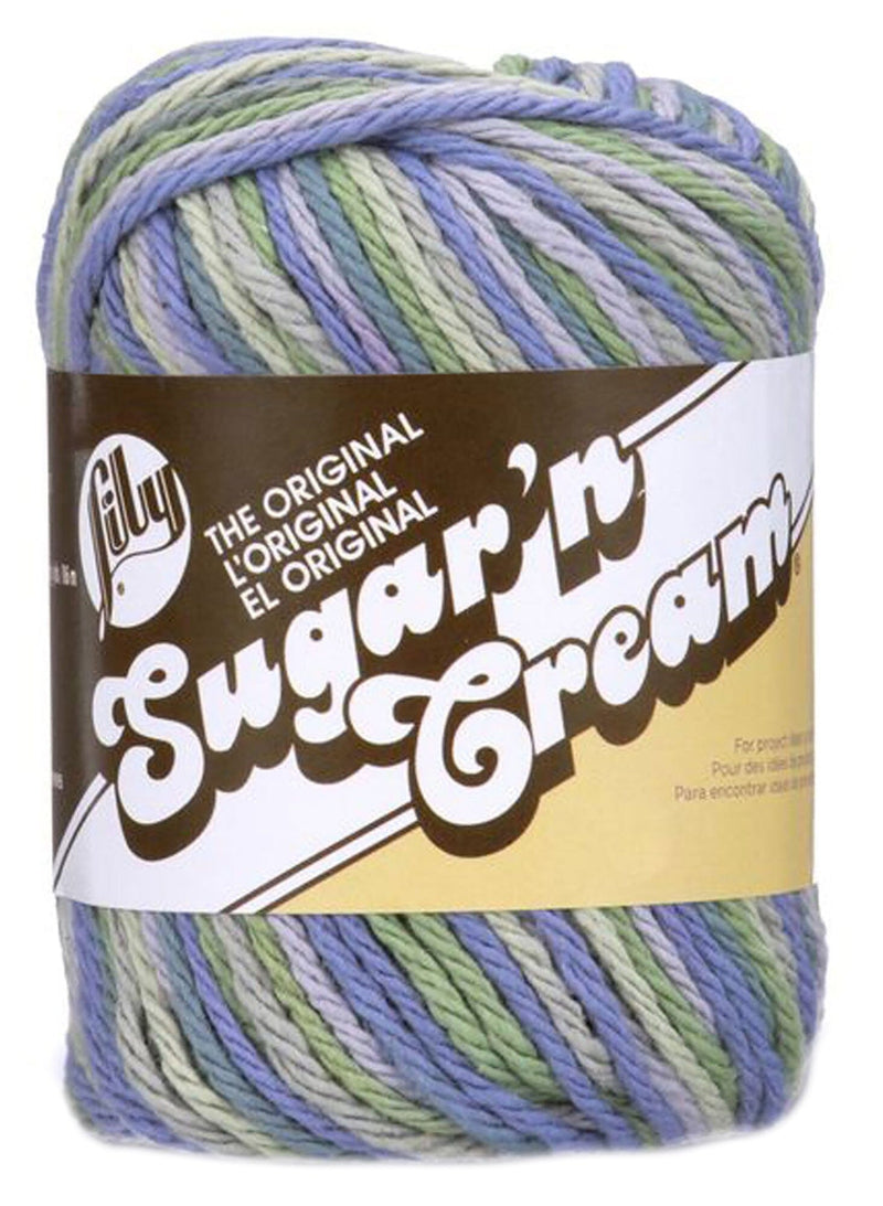 Lily 55g "Sugar ‘n Cream" 4-ply 100% Cotton Yarn - Ombre Colours