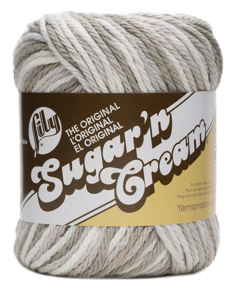 Lily 55g "Sugar ‘n Cream" 4-ply 100% Cotton Yarn - Ombre Colours