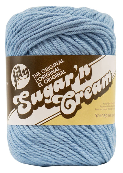 Lily 71g "Sugar n Cream" Worsted 100% Cotton Yarn - Solid Colours
