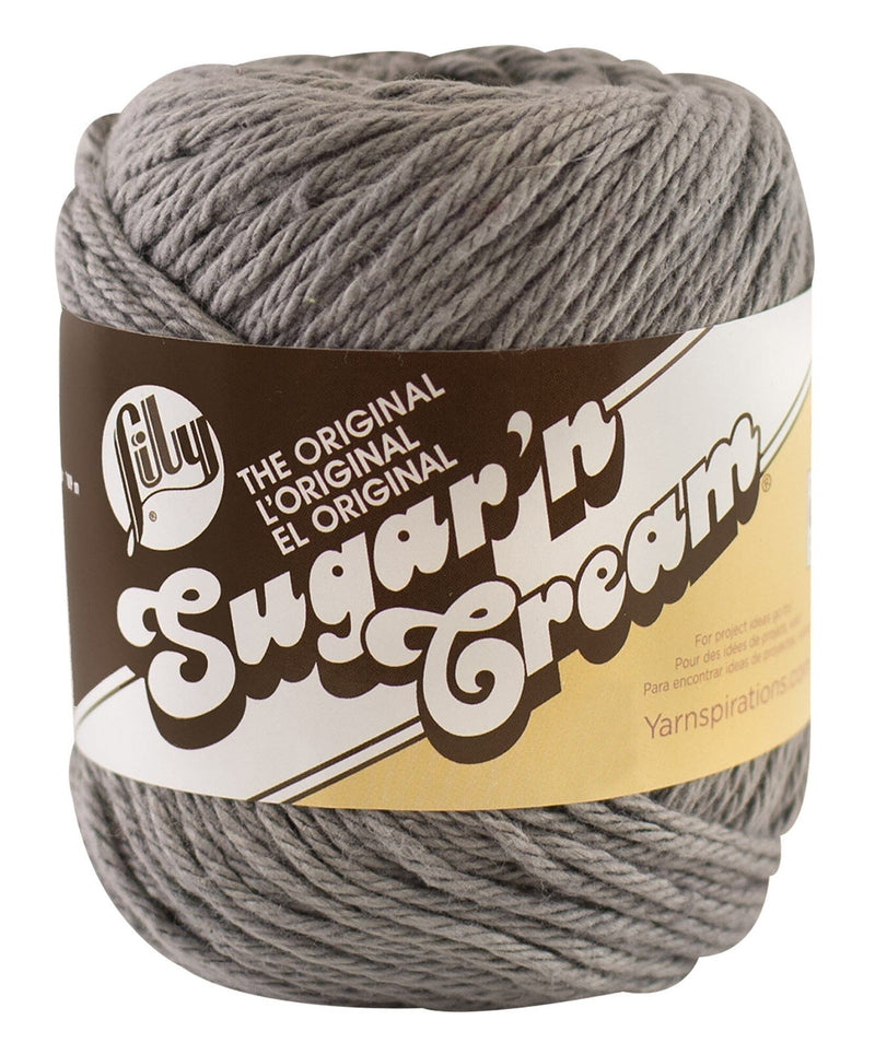 Lily 71g "Sugar ‘n Cream" 4-ply 100% Cotton Yarn - Solid Colours