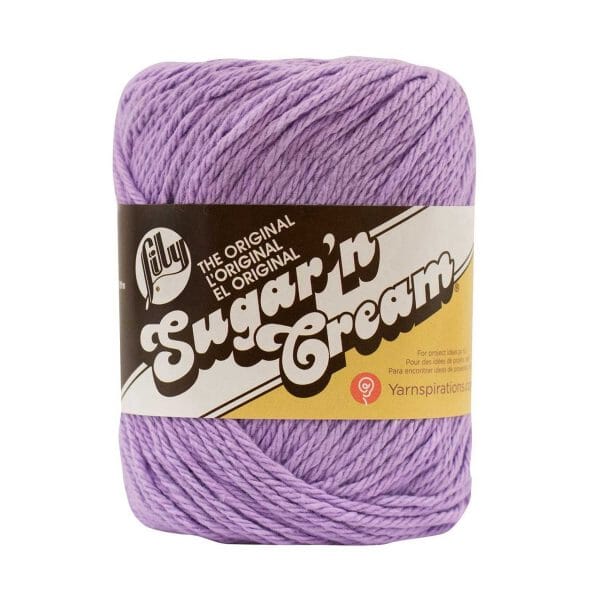 Lily 71g "Sugar ‘n Cream" 4-ply 100% Cotton Yarn - Solid Colours