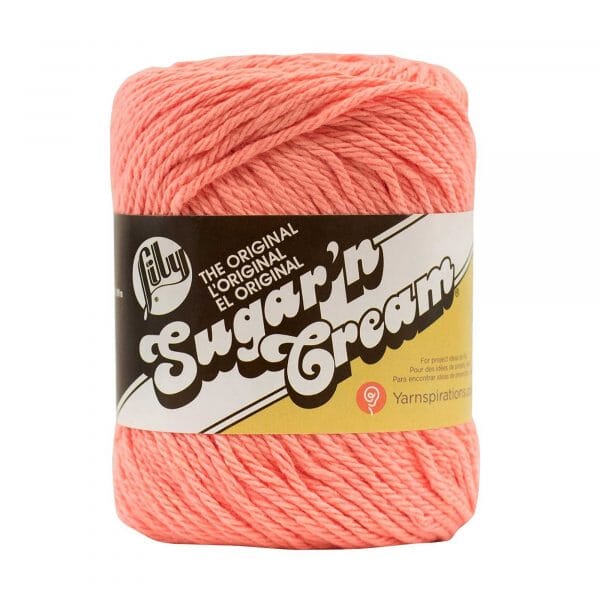 Lily 71g "Sugar n Cream" Worsted 100% Cotton Yarn - Solid Colours