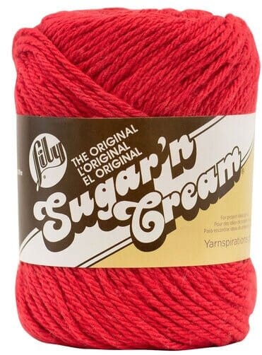 Lily 71g "Sugar ‘n Cream" 4-ply 100% Cotton Yarn - Solid Colours