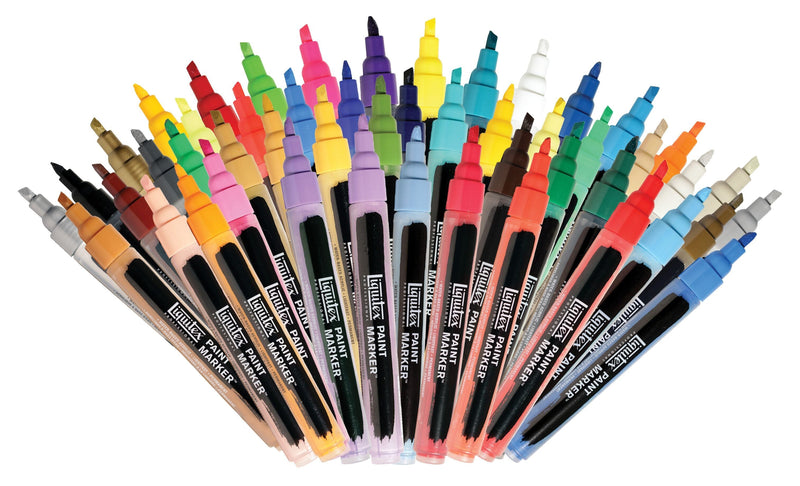 Liquitex Artists' 2mm Acrylic Paint Markers - Gift Set of 50 w Bag