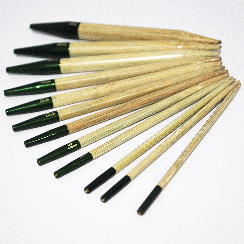 Lykke "Grove" 5" (13cm) Bamboo Interchangeable Knitting Needle Tips