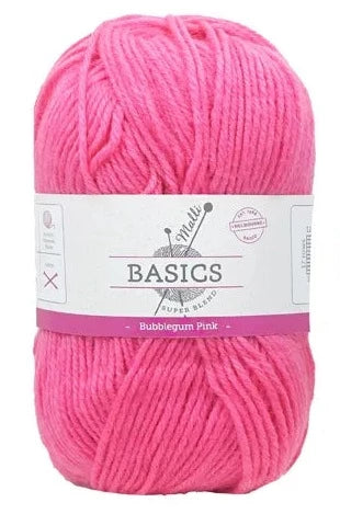 Everyday Malli 100g "Basics" 8-Ply Acrylic Knitting Yarn - Choose Your Colour