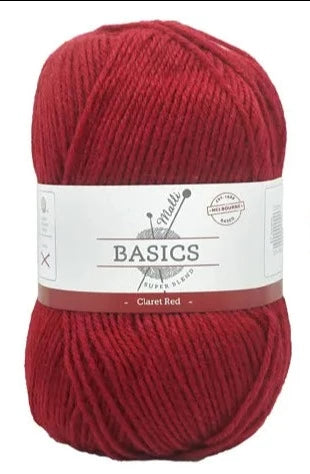 Everyday Malli 100g "Basics" 8-Ply Acrylic Knitting Yarn - Choose Your Colour