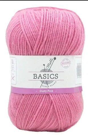 Everyday Malli 100g "Basics" 8-Ply Acrylic Knitting Yarn - Choose Your Colour