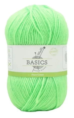 Everyday Malli 100g "Basics" 8-Ply Acrylic Knitting Yarn - Choose Your Colour