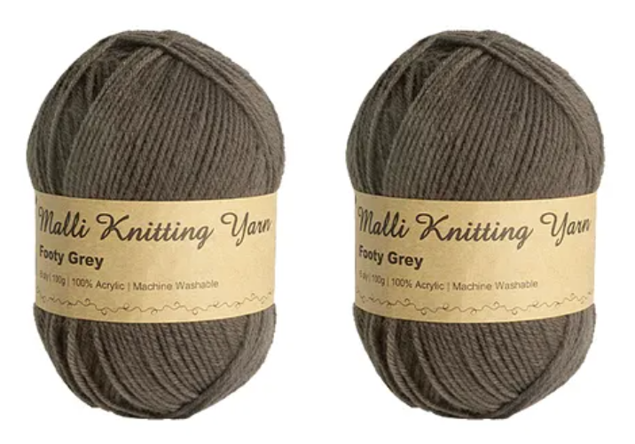 Everyday Malli 100g "Basics" 8-Ply Acrylic Knitting Yarn - Choose Your Colour