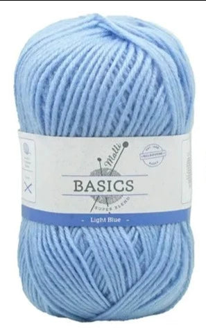 Everyday Malli 100g "Basics" 8-Ply Acrylic Knitting Yarn - Choose Your Colour