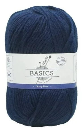 Everyday Malli 100g "Basics" 8-Ply Acrylic Knitting Yarn - Choose Your Colour