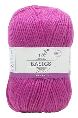Everyday Malli 100g "Basics" 8-Ply Acrylic Knitting Yarn - Choose Your Colour