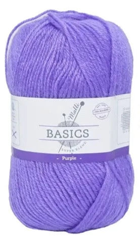 Everyday Malli 100g "Basics" 8-Ply Acrylic Knitting Yarn - Choose Your Colour