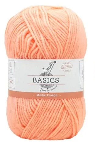 Everyday Malli 100g "Basics" 8-Ply Acrylic Knitting Yarn - Choose Your Colour