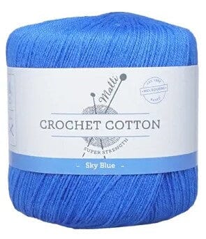 Everyday Malli 50g "Crochet Cotton" 100% Cotton Yarn - Choose Your Colour