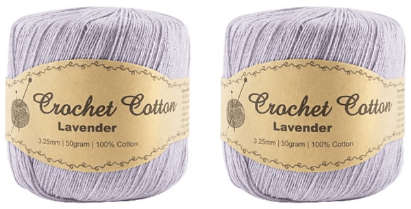 Everyday Malli 50g "Crochet Cotton" 100% Cotton Yarn - Choose Your Colour