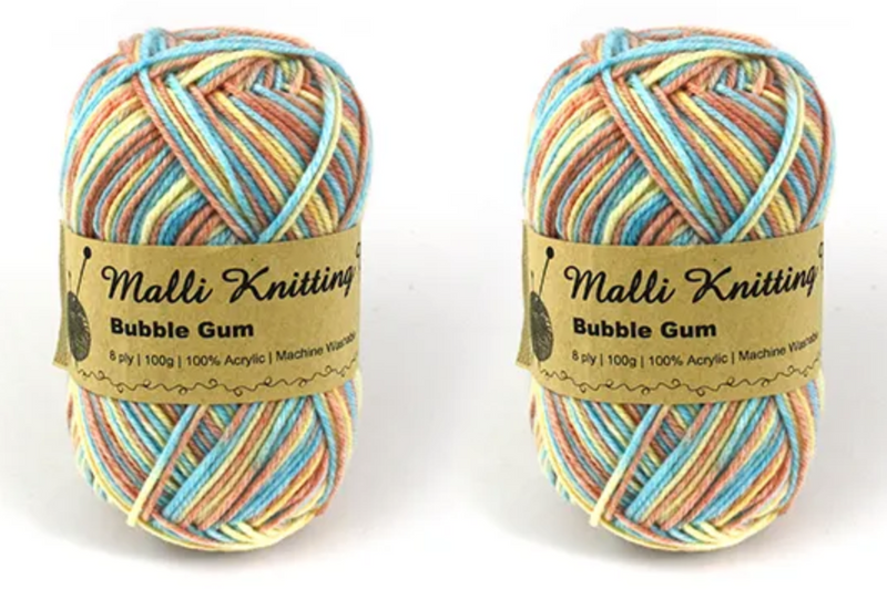 Everyday Malli 100g "Prints" Acrylic Knitting Yarn - Choose Your Colour