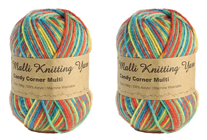 Everyday Malli 100g "Prints" Acrylic Knitting Yarn - Choose Your Colour