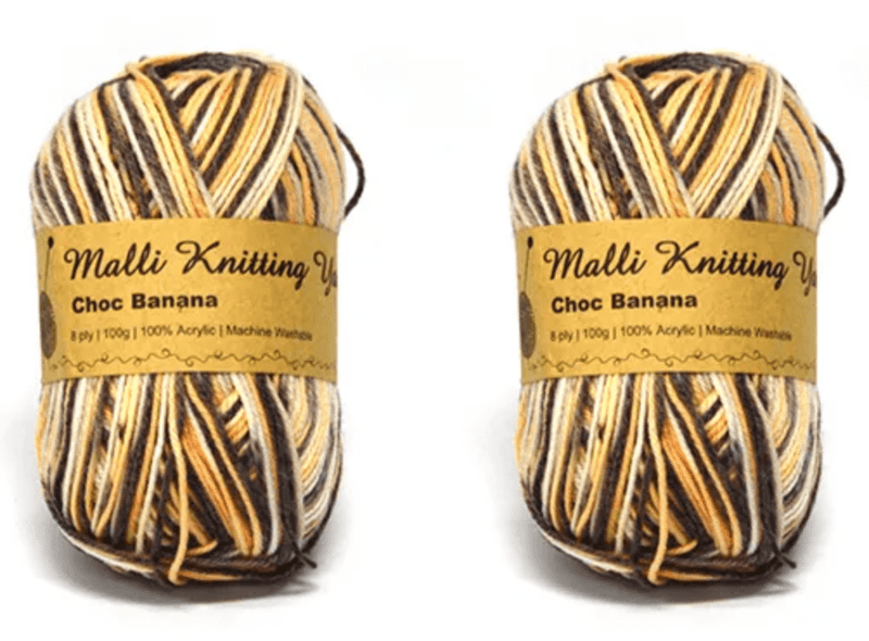 Everyday Malli 100g "Prints" Acrylic Knitting Yarn - Choose Your Colour