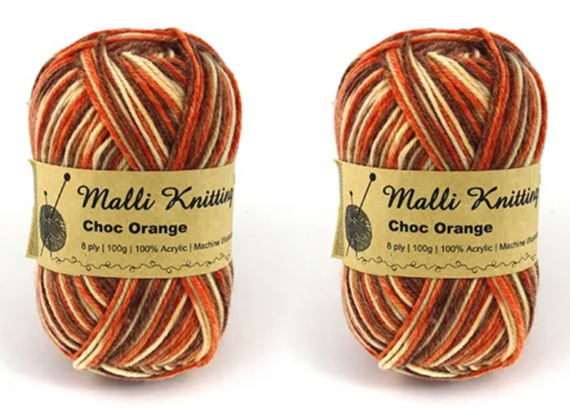 Everyday Malli 100g "Prints" Acrylic Knitting Yarn - Choose Your Colour