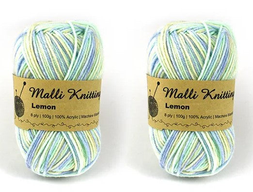 Everyday Malli 100g "Prints" Acrylic Knitting Yarn - Choose Your Colour