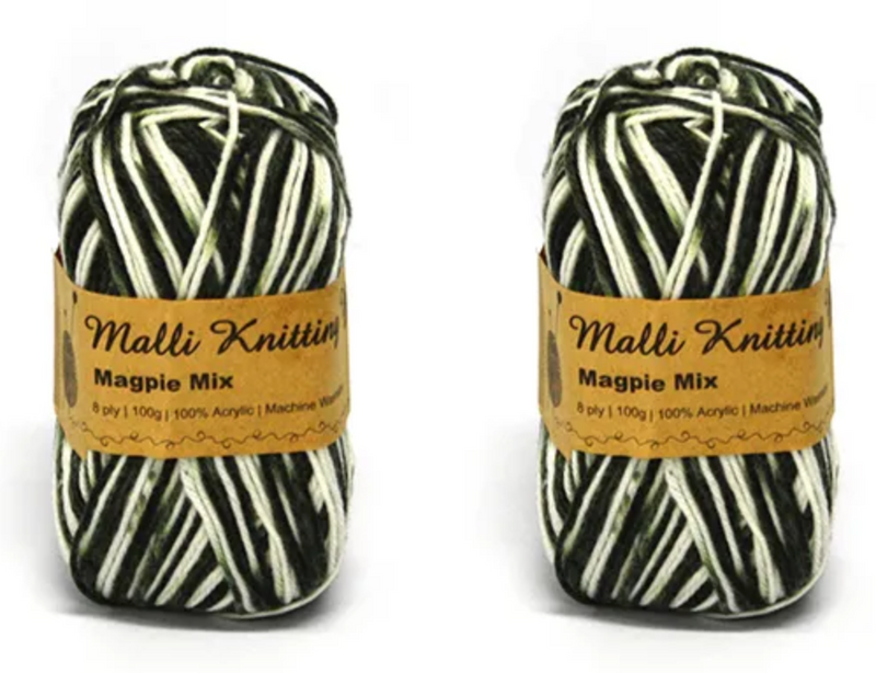 Everyday Malli 100g "Prints" Acrylic Knitting Yarn - Choose Your Colour