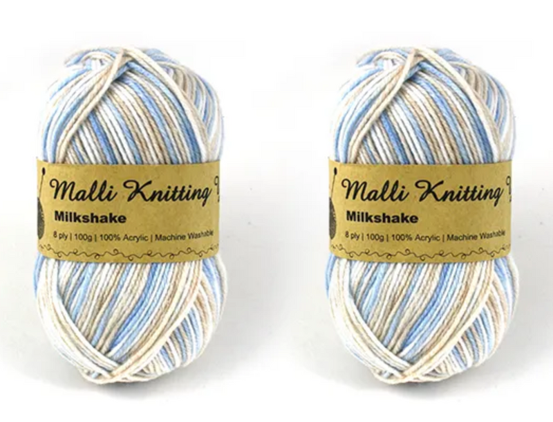Everyday Malli 100g "Prints" Acrylic Knitting Yarn - Choose Your Colour