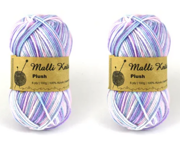 Everyday Malli 100g "Prints" Acrylic Knitting Yarn - Choose Your Colour