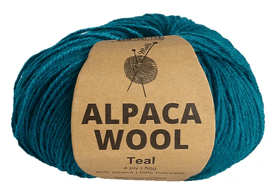 Everyday Malli 50g "Alpaca Wool" Knitting Yarn - Choose Your Colour