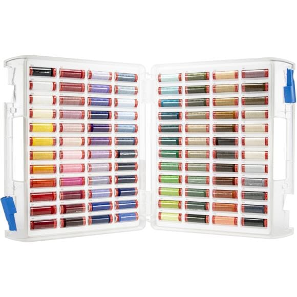 Mettler "Metrosene" Polyester Sewing Thread Case - 96 Spools