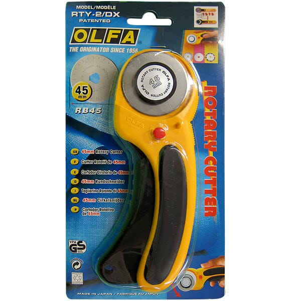 OLFA Ergonomic Rotary Cutter - 45mm Medium