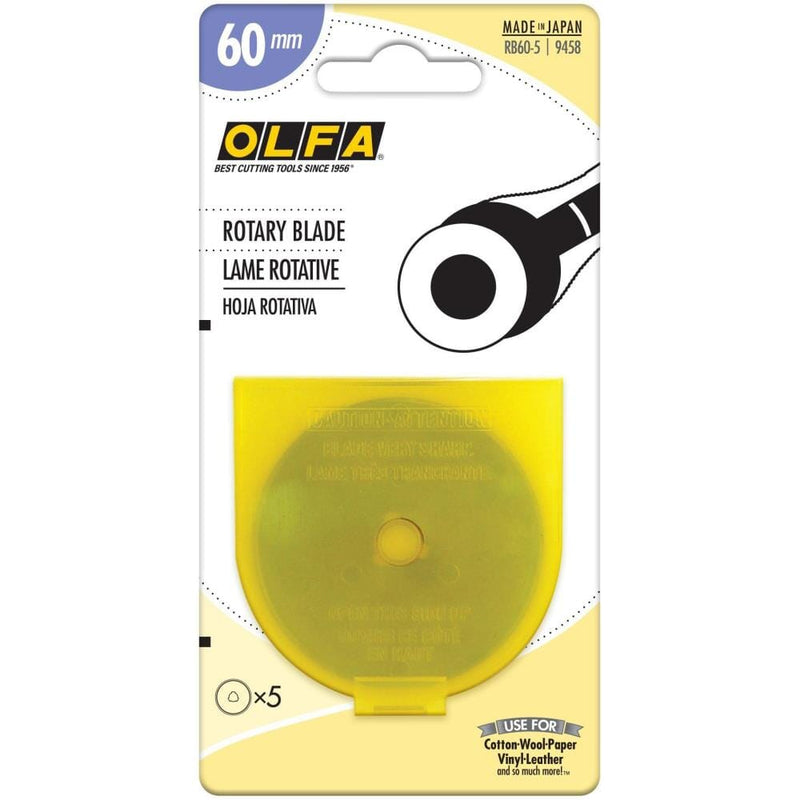 OLFA Rotary Cutter Replacement Blades - 60mm