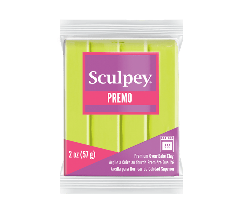 Sculpey Premo! Polymer Oven-Bake Clay - 57g Blocks - Solid Colours