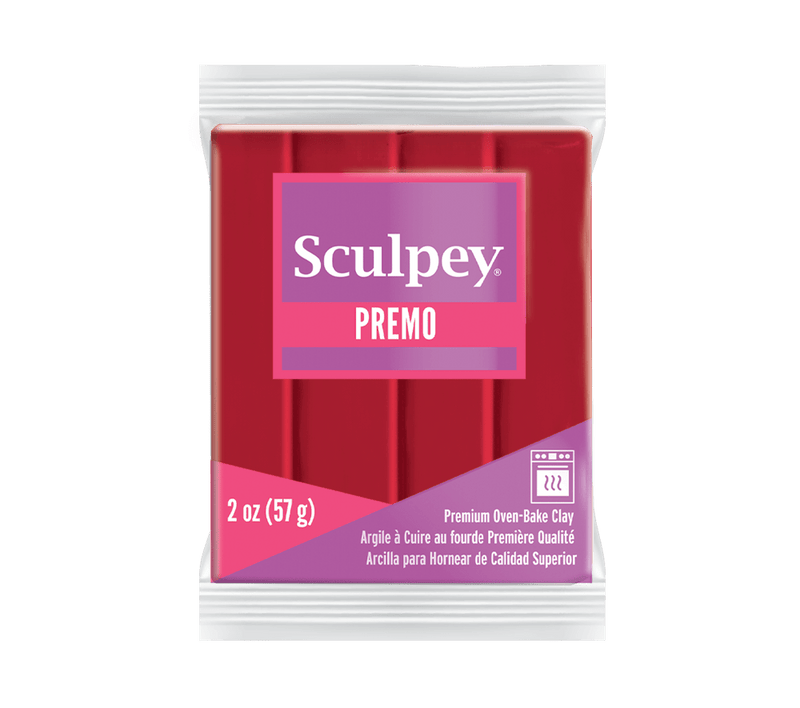 Sculpey Premo! Polymer Oven-Bake Clay - 57g Blocks - Solid Colours